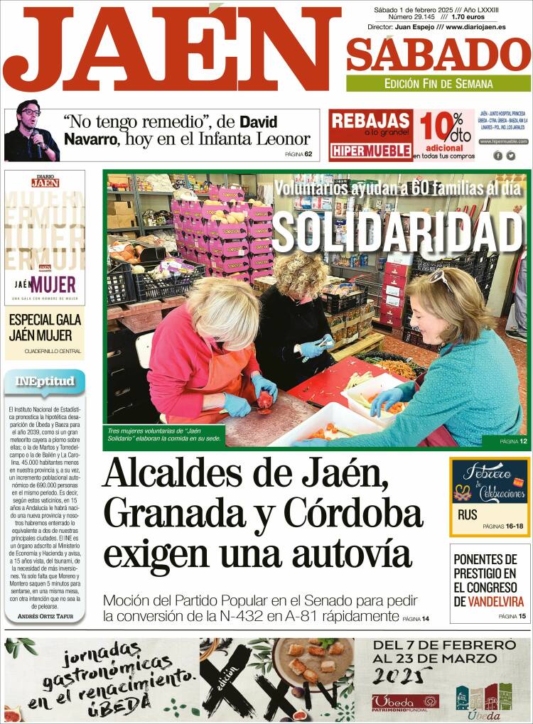 Portada de Diario Jaén (España)
