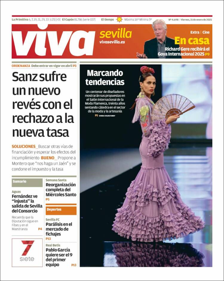 Portada de Viva Sevilla (España)