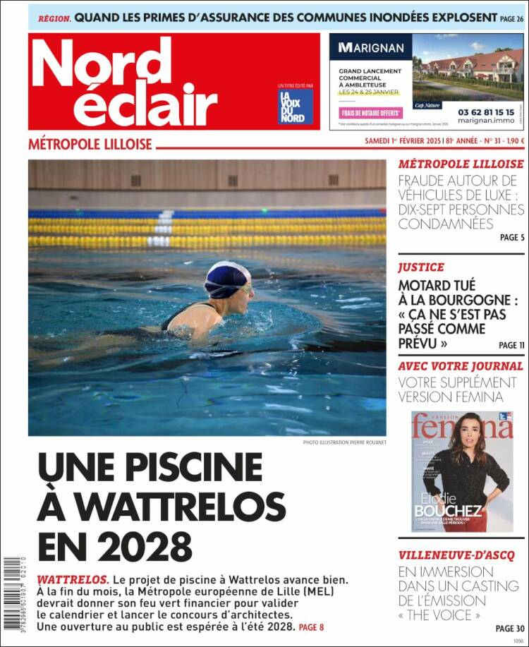 Portada de Nord Éclair (Francia)