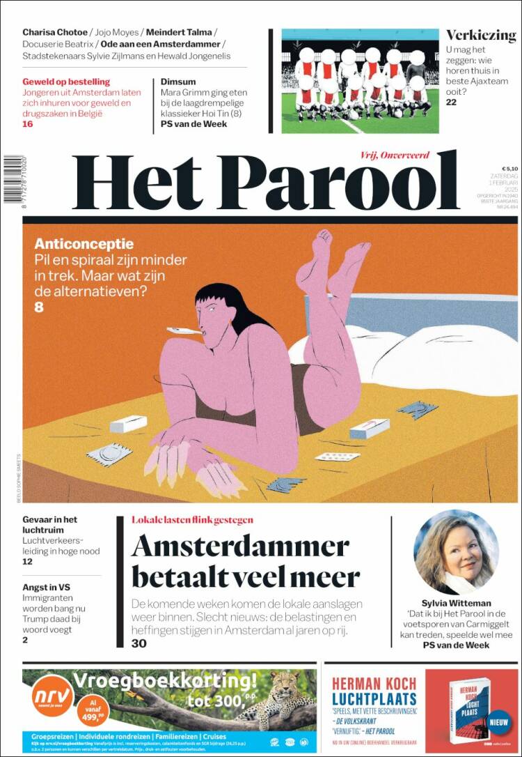 Portada de Het Parool (Pa&iacute;ses Bajos)