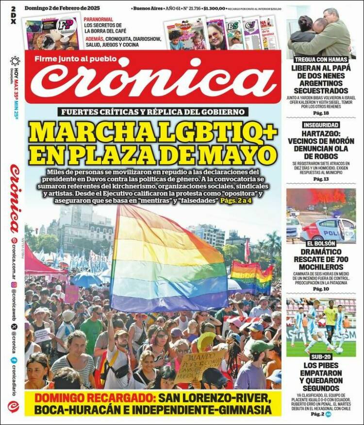 Portada de La Voz del Chaco (Argentina)