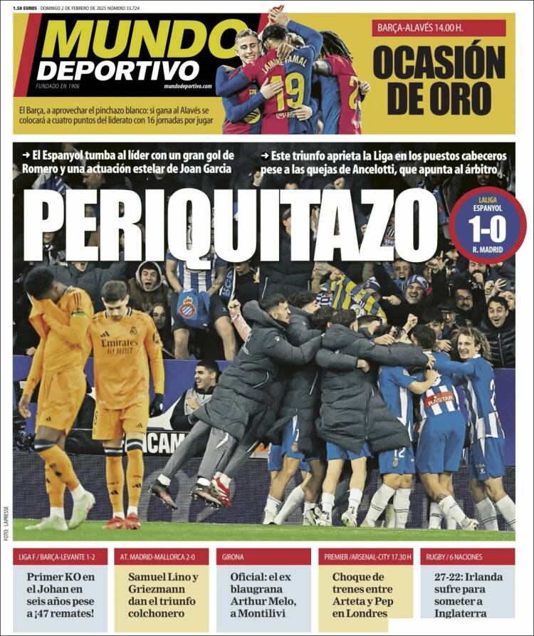 Portada de El Mundo Deportivo (España)