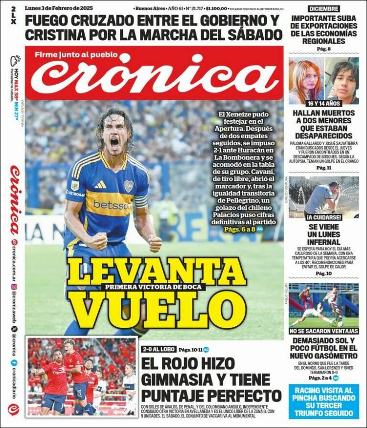 Portada de La Voz del Chaco (Argentina)