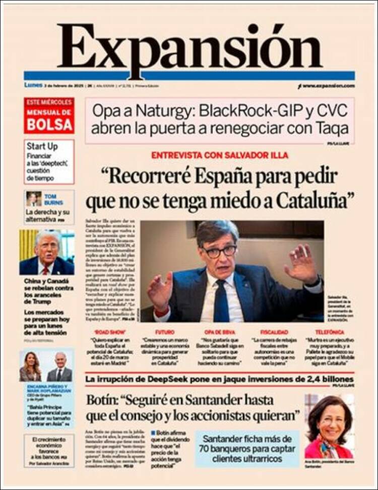 Portada de Expansión (Espa&ntilde;a)