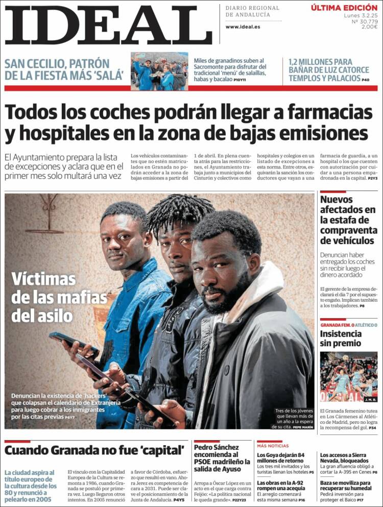 Portada de Ideal (España)