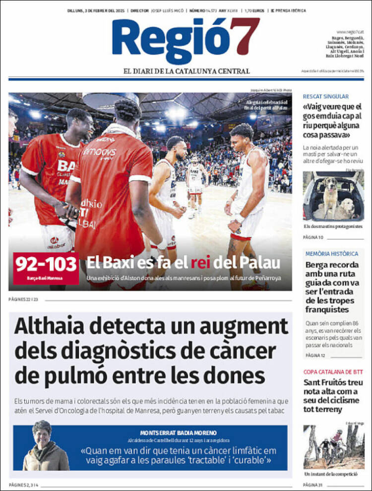 Portada de Regio7 (España)
