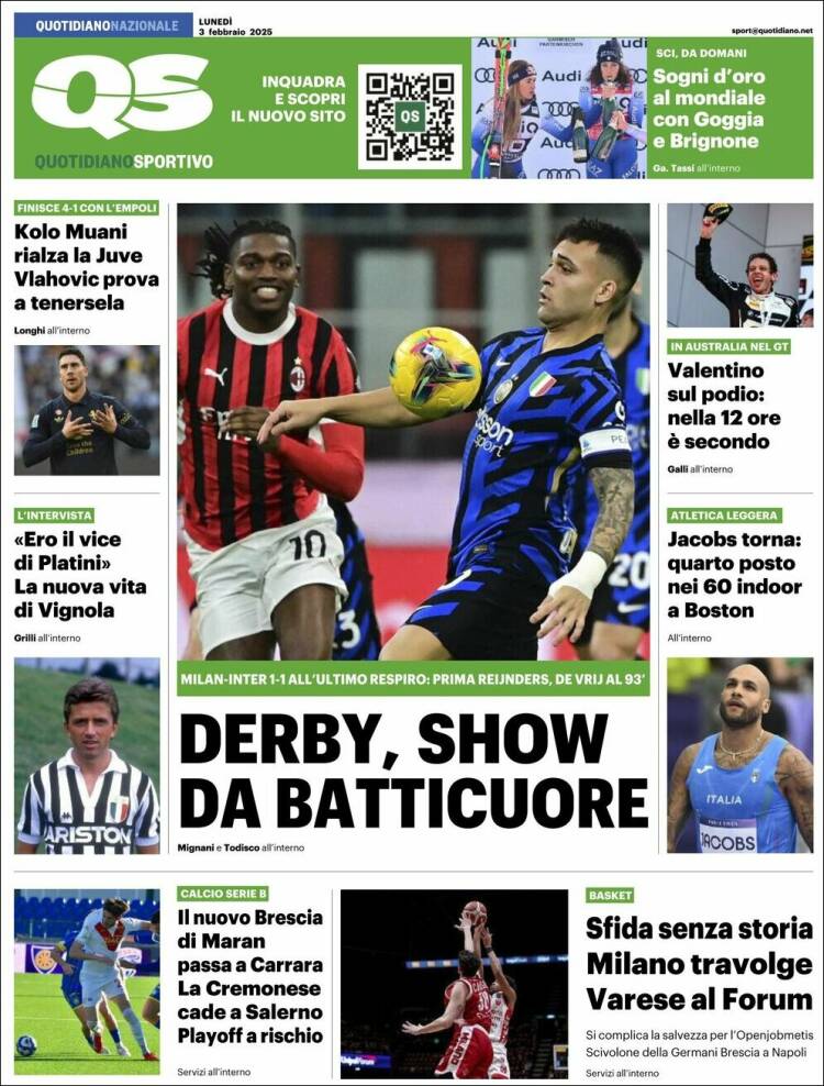 Portada de Quotidiano Sportivo (Italia)