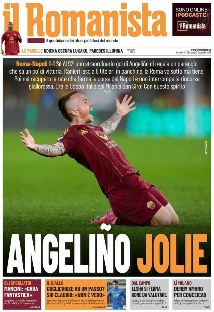 Portada de Romanista (Italia)