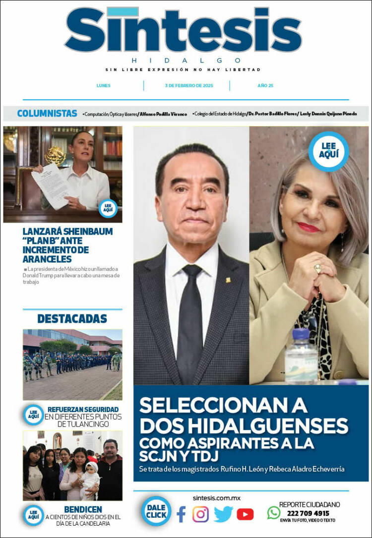 Portada de Sistesis - Hidalgo (México)