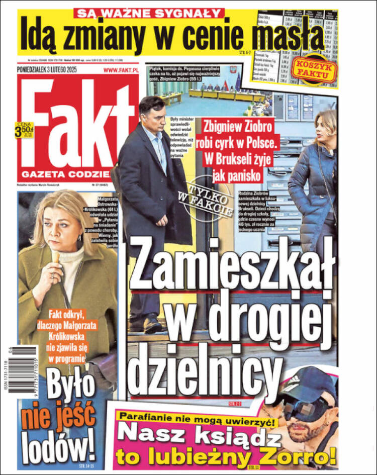 Portada de Fakt (Polonia)