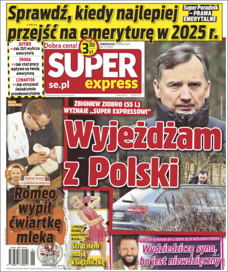 Portada de Super Express (Polonia)