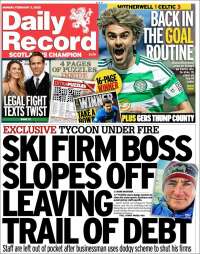 Portada de Daily Record (United Kingdom)
