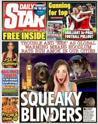 Portada de Daily Star (United Kingdom)