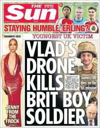 Portada de The Sun (United Kingdom)