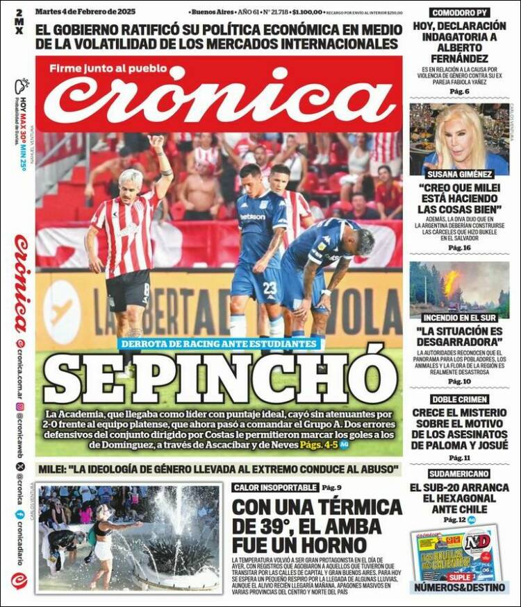 Portada de La Voz del Chaco (Argentina)