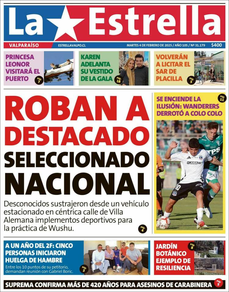 Portada de Estrella de Valparaiso (Chile)