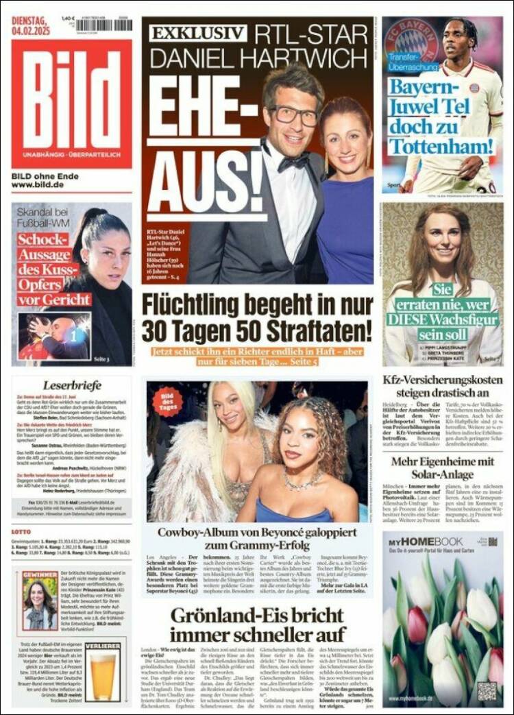 Portada de Bild (Alemania)