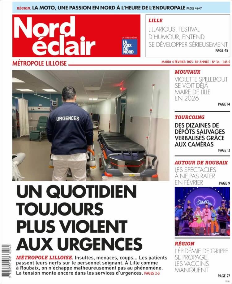 Portada de Nord Éclair (Francia)