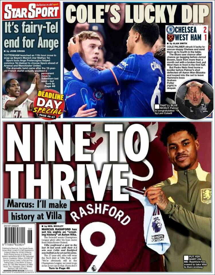 Portada de Star Sport (Reino Unido)