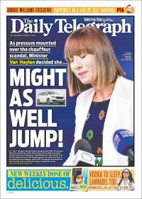 Portada de The Daily Telegraph (Australia)