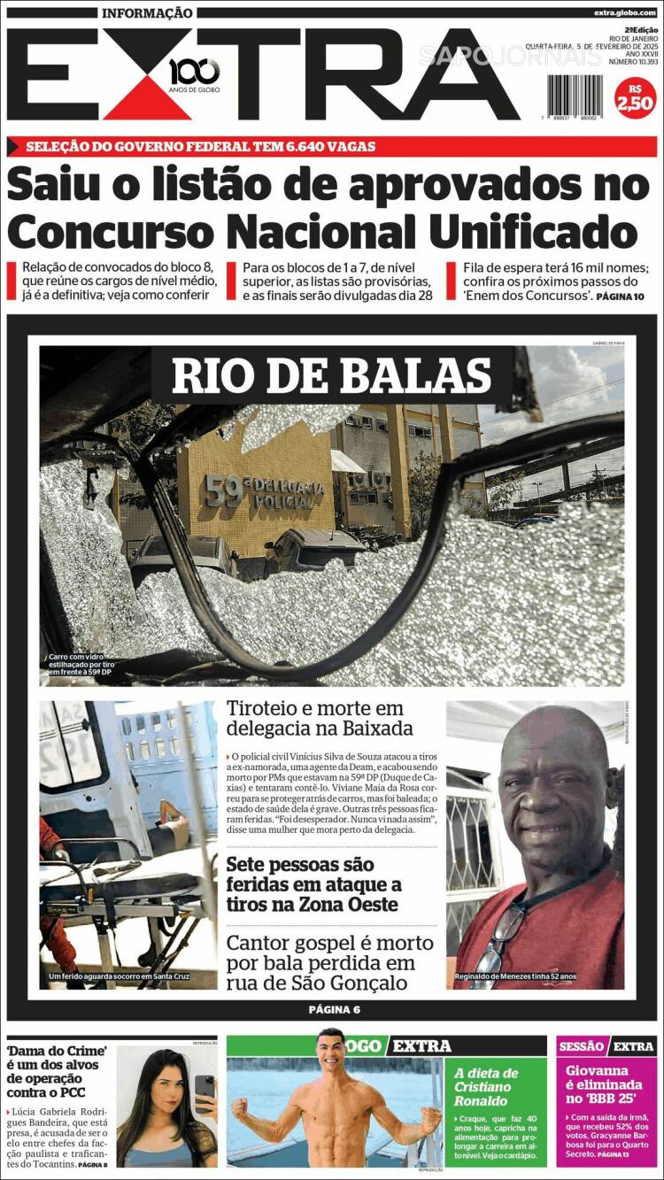 Portada de Extra (Brasil)