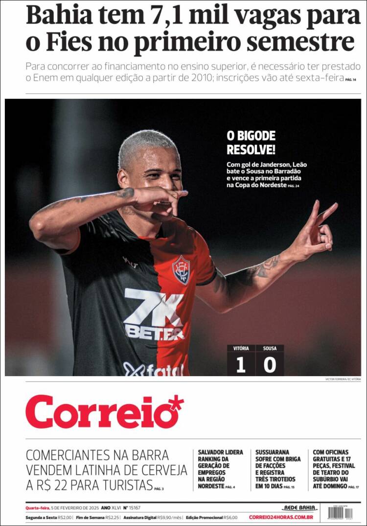 Portada de Correio* (Brasil)