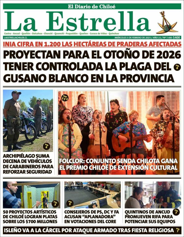 Portada de Estrella de Chiloé (Chile)