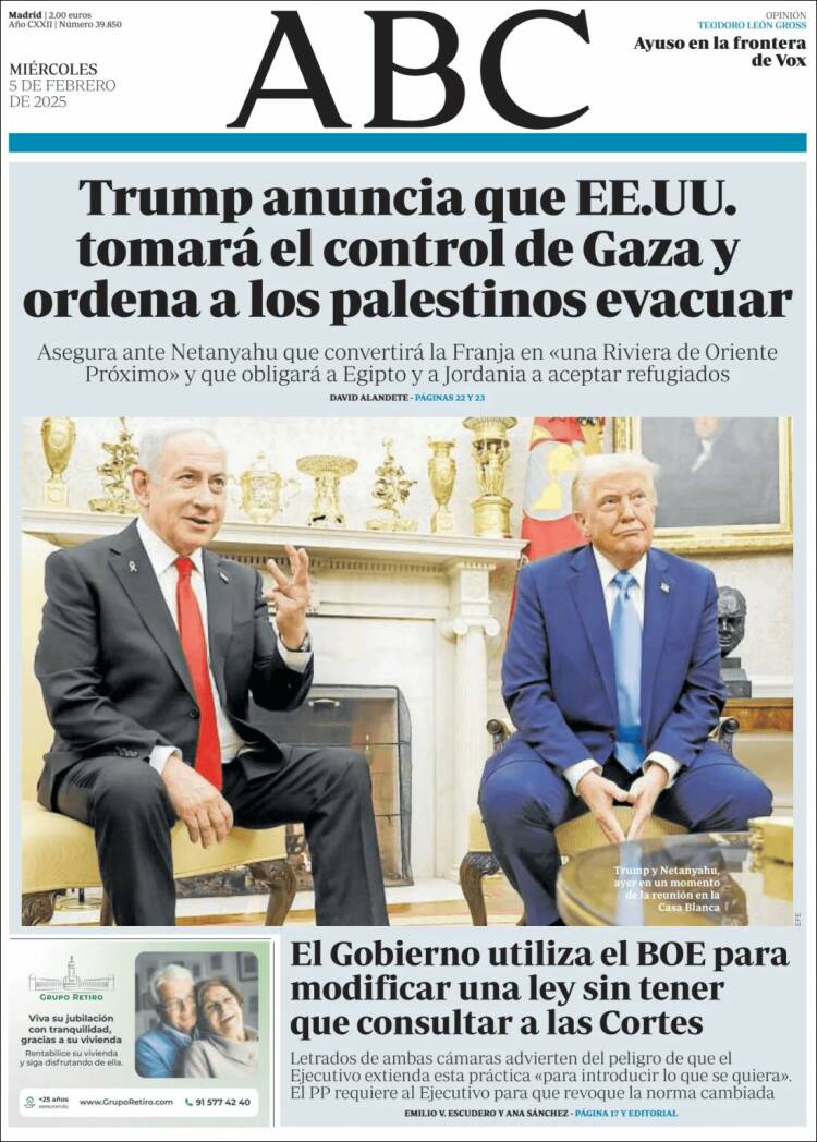 Portada de ABC (España)