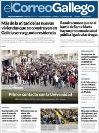 Portada de El Correo Gallego (Spain)