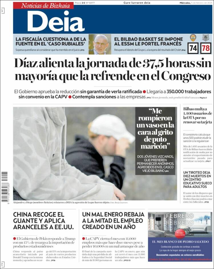 Portada de Deia (España)