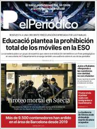 Portada de El Periódico (Spain)