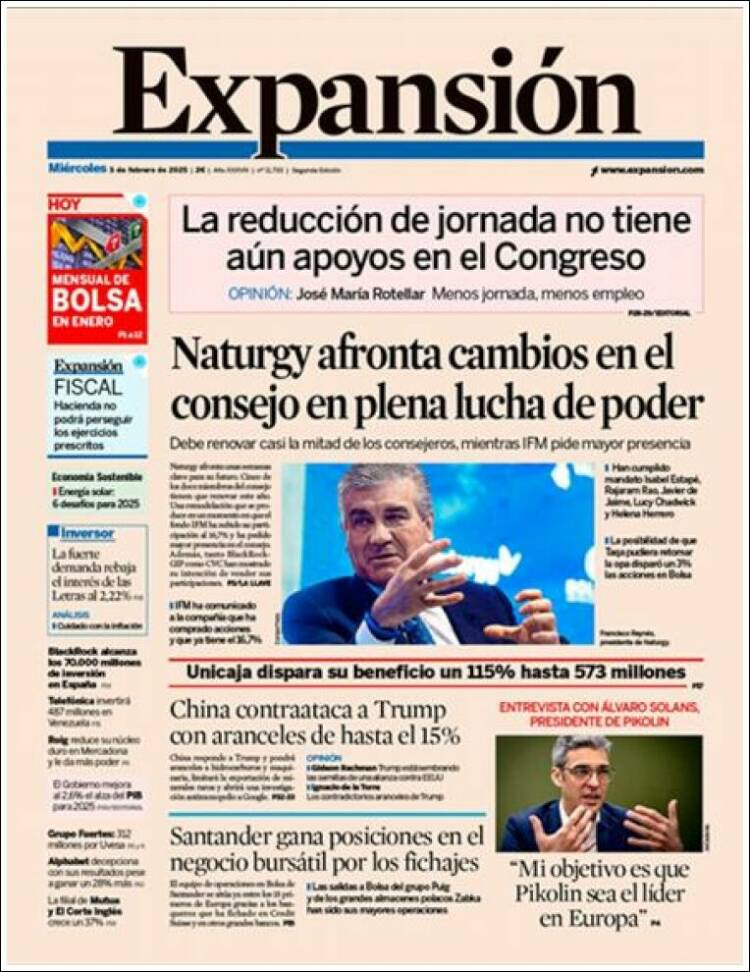 Portada de Expansión (Espa&ntilde;a)