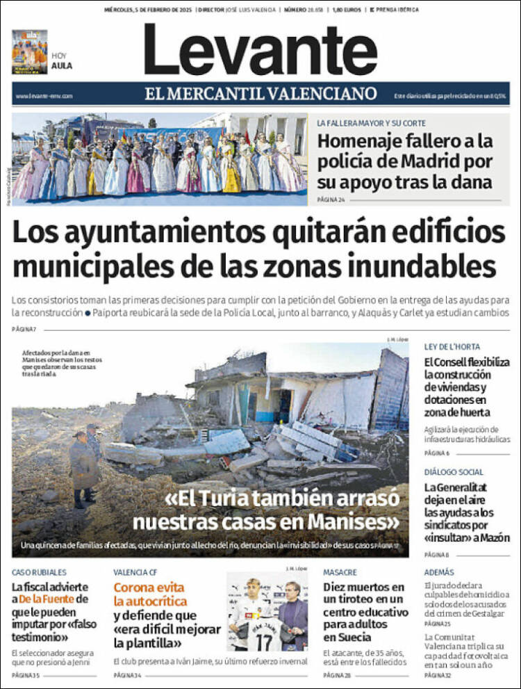 Portada de Levante (España)