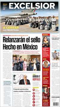 Portada de Excelsior (México)