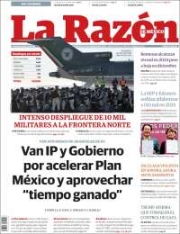 Portada de La Razón (México)