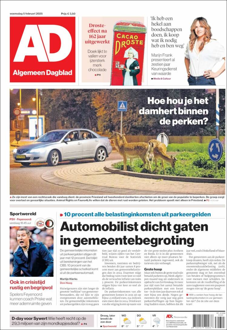 Portada de AD (Pa&iacute;ses Bajos)