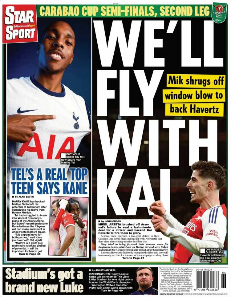 Portada de Star Sport (Reino Unido)