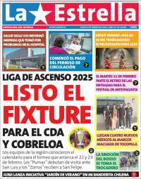 Portada de La Estrella del Norte (Chile)