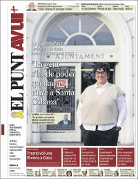 Portada de El Punt Avui (España)