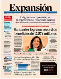 Portada de Expansión (España)