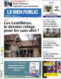 Portada de Le Bien Public (Francia)
