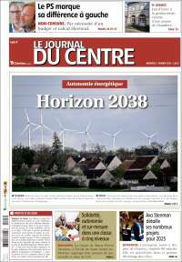 Portada de Le Journal du Centre (Francia)