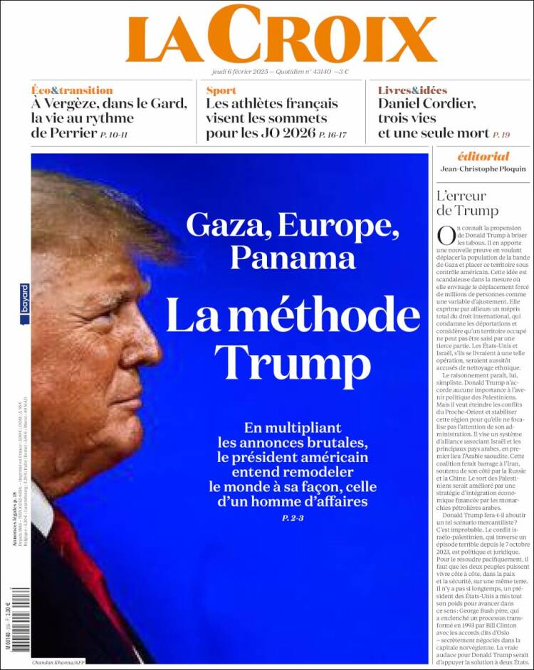 Portada de La Croix (Francia)