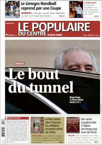 Portada de Le Populaire du Centre (Francia)