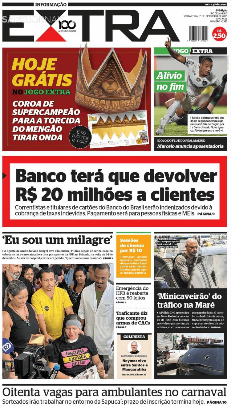 Portada de Extra (Brasil)