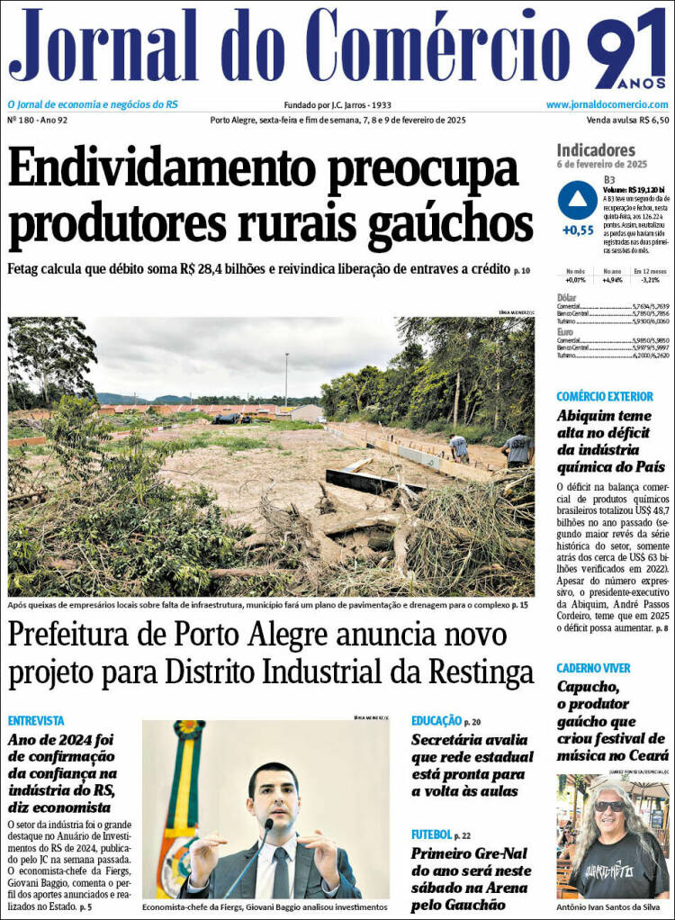 Portada de Jornal do Comércio (Brasil)