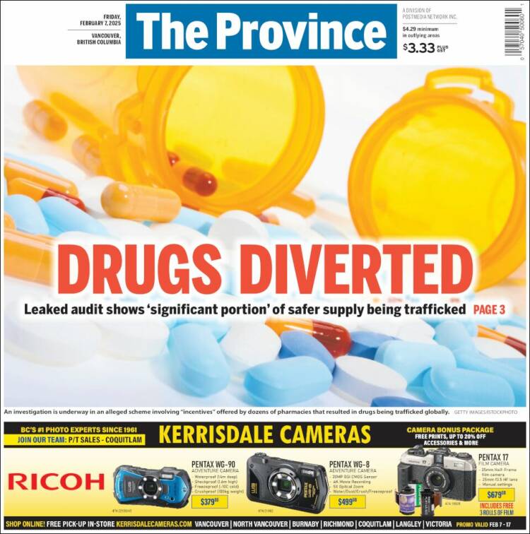 Portada de The Province (Canadá)