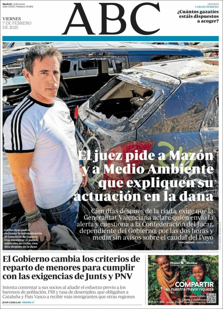 Portada de ABC (España)