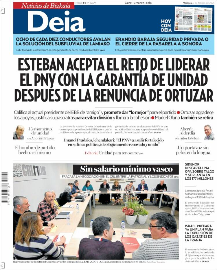 Portada de Deia (España)