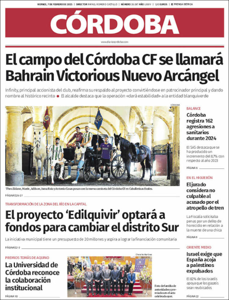 Portada de Diario de Córdoba (España)